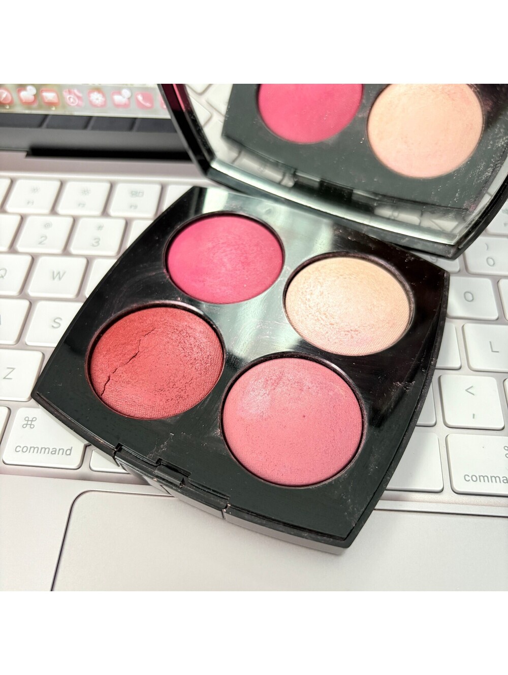 *USED* Chanel Rouge Noir Confidence Eyeshadow & Blush Palette - Picture 5 of 6